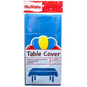 NUVALU TABLE COVER ROYAL BLUE 54 X 108" (ITEM NUMBER:19080)