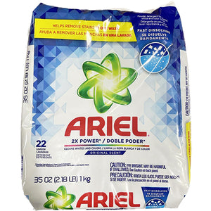 ARIEL POW DETERGENT 35OZ (1KG) AROMA ORIGINAL (ITEM NUMBER: 19671)