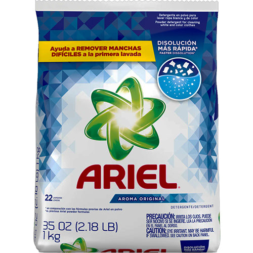 ARIEL POW DETERGENT 35OZ (1KG) AROMA ORIGINAL (ITEM NUMBER: 19671)