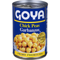 GOYA CHICK PEAS 15.5oz (ITEM NUMBER:20132)