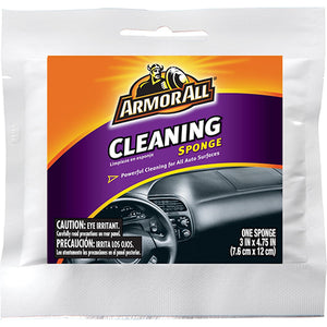 ARMOR ALL CLEANING SPONGE 1CT 3" X 4.75" (ITEM NUMBER: 28025)