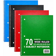 SPIRAL NOTE BOOK 1 SUBJECT 70 SHT