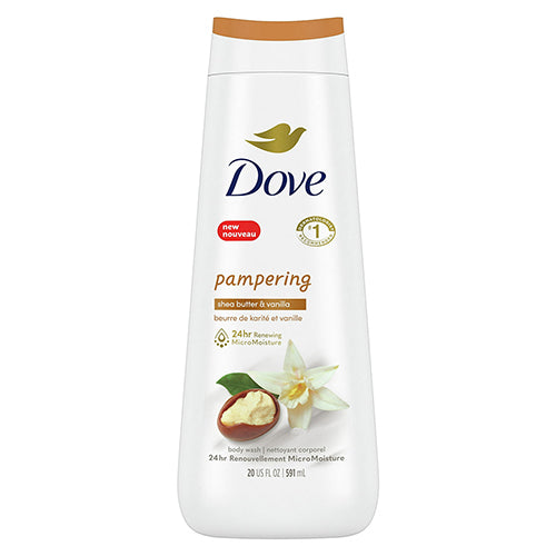 DOVE BODY WASH 20oz PAMPER SHEA (ITEM NUMBER: 28036)
