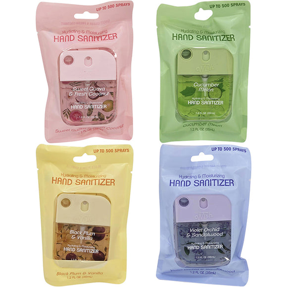WISH HAND SANITIZER SPRAY 1.2oz MIX KIND (ITEM NUMBER: 28050)