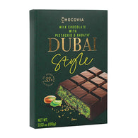 CHOCOVIA DUBAI CHOCOLATE 3.53oz W/PISTACHIO (ITEM NUMBER: 28051)