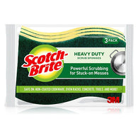SCOTCH BRITE SPONGE 3PK HEAVY DUTY (ITEM NUMBER: 28055)