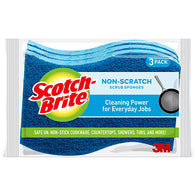 SCOTCH BRITE SPONGE 3PK NON SCRATCH (ITEM NUMBER: 28056)