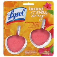 LYSOL TOILET CLEANER 2PK 2.82oz MANGO HIBISCUS (ITEM NUMBER: 28089)
