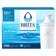 BRITA WATER FILTERS 3CT (ITEM NUMBER: 28128)