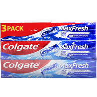 COLGATE TPT 3PK MAX FRESH PEPPERMINT (BLUE) 180g (6.4oz) (ITEM NUMBER: 29004)