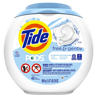 TIDE PODS 42CT FREE & GENTLE (ITEM NUMBER: 29011)
