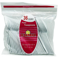 36CT WHITE PLASTIC SPOON JUMBO (ITEM NUMBER: 29017)