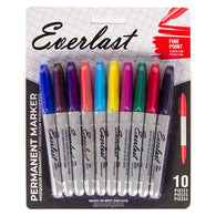 EVERLAST PERMANENT MARKER 10CT ASST, COLOR (ITEM NUMBER: 29046)
