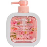 SCENTABELLA HAND SOAP 10oz PEACHY LYCHEE (ITEM NUMBER: 29052)