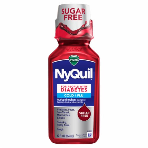 VICKS NYQUIL 12oz SUGAR FREE (ITEM NUMBER: 49134)