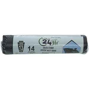24HR CLEAN CITY ROLL TRASH BAG 13 GAL 14CT (ITEM NUMBER: 50036)