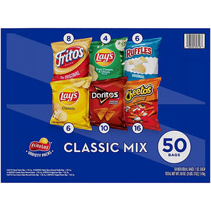 FRITO LAY'S VARIETY PACK 1.5oz CLASSIC MIX (ITEM NUMBER: 55001)