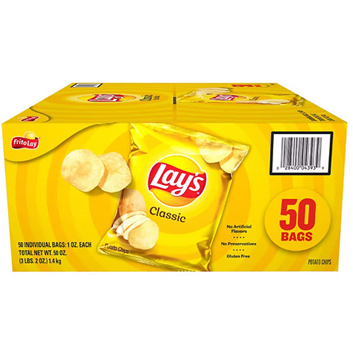 FRITO LAY'S POTATO CHIPS 1oz CLASSIC (ITEM NUMBER: 55007)
