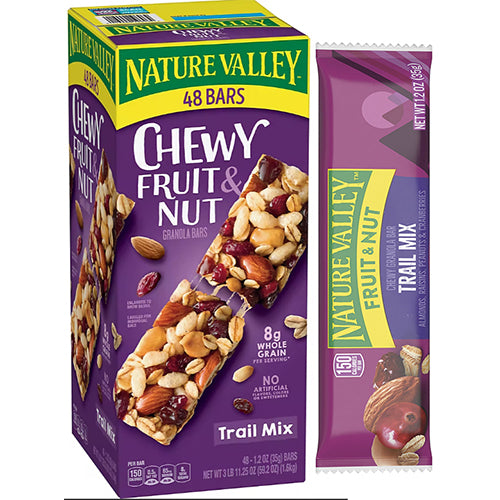 NATURE VALLEY BARS 1.2oz CHEWY FRUIT & NUT (ITEM NUMBER: 55025)