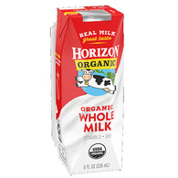 HORIZON ORGANIC MILK 8oz WHOLE(ITEM NUMBER: 55035)