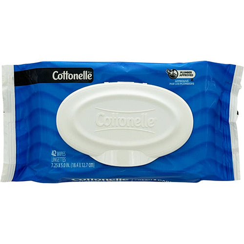 COTTONELLE FLUSHABLE WIPE 42CT (ITEM NUMBER: 55605)