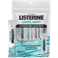 LISTERINE MOUTHWASH ON THE GO 15CT (ITEM NUMBER: 57005)