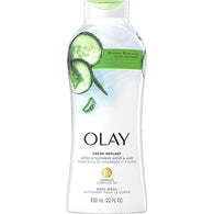 OLAY BODY WASH 22oz CUCUMBER & ALOE WATER (ITEM NUMBER: 60000)