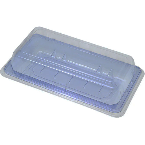 STI-40 Blue/Black Rectangle Sushi PET Tray with Lid 100sets – ST  International Supply Incorporated