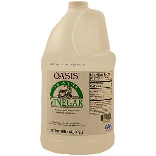 OASIS WHITE VINEGAR 1GAL (ITEM NUMBER: 60120)