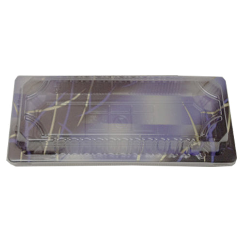 SUSHI TRAY BLUE W/CLEAR LID TZ-001WLF (ITEM NUMBER: 60129)