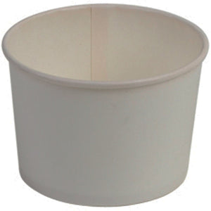 PAPER SOUP CONTAINER WHITE 8oz 500CT #DART (ITEM NUMBER: 60417)