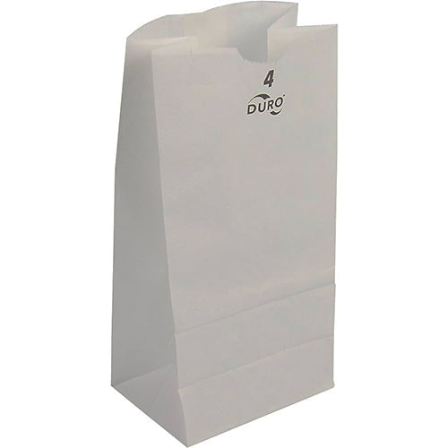 DURO PAPER BAG WHITE 4LB 500CT (ITEM NUMBER: 60281)