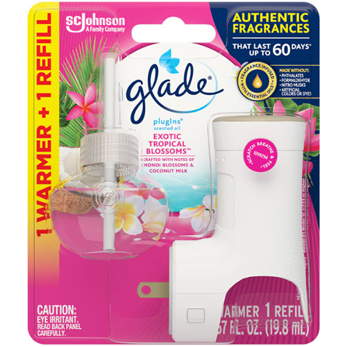 GLADE PLUGINS STARTER KIT TROPICAL BLOSSOM (ITEM NUMBER: 60539)