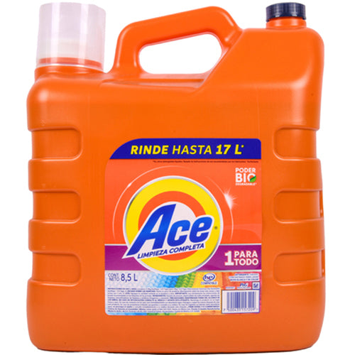 ACE LIQ DETERGENT 8.5L REGULAR (ITEM NUMBER: 60676)