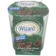 WIZARD SCENTED CANDLE 3oz WINTER PINE FOREST (ITEM NUMBER: 61003)