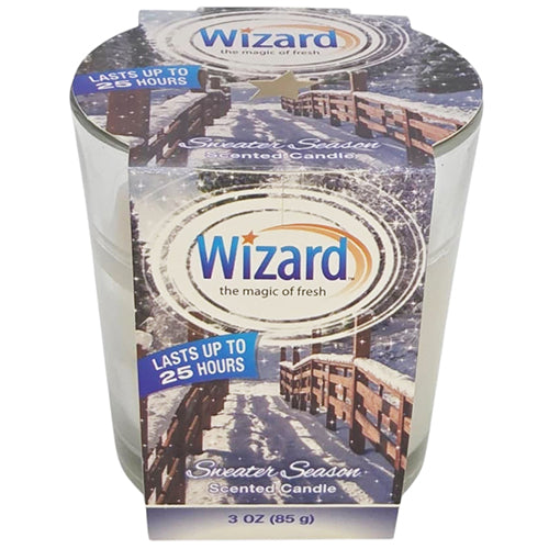 WIZARD SCENTED CANDLE 3oz SWEATER SEASON (ITEM NUMBER: 61013)