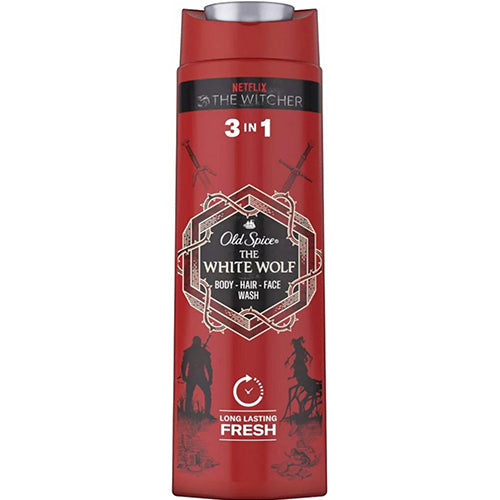 OLD SPICE BODY WASH 400ml WHITE WOLF (ITEM NUMBER: 61022)