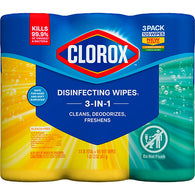 CLOROX DISINFECTANT WIPES 3PK 35CT (ITEM NUMBER: 62400)