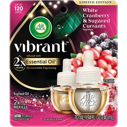 AIR WICK OIL REFILL 2PK VIBRANT CRANBERRY (ITEM NUMBER: 65001)