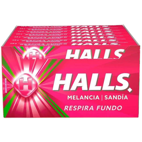HALLS DROPS MELANCIA (WATERMELON) 27.5g (ITEM NUMBER: 69068)