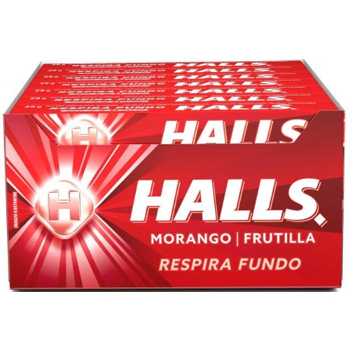 HALLS DROPS MORANGO (STRAWBERRY) 27.5g (ITEM NUMBER: 69069)