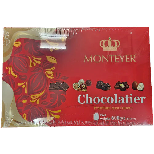 MONTEYER ASSORTMENT CHOCOLATE 600G RED (ITEM NUMBER: 70115)