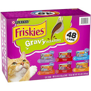 FRISKIES CAT CAN FOOD VARIETY-GRAVY PLEASERS (ITEM NUMBER:13846)