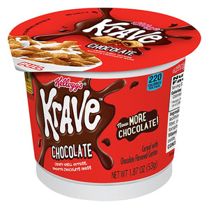 KRAVE CHOCOLATE CUP CEREAL 1.87oz (ITEM NUMBER: 80023)