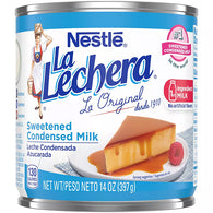 NESTLE LA LECHERA SWEETENED CONDENSED MILK 14oz (ITEM NUMBER: 80025)