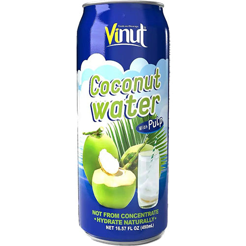 VINUT COCONUT WATER W/PULP 16.57oz (ITEM NUMBER: 80047)