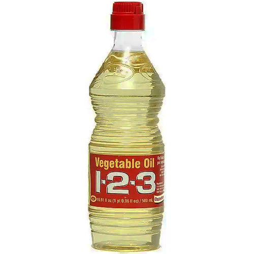 123 VEGETABLE OIL 16.9oz (ITEM NUMBER: 18401)