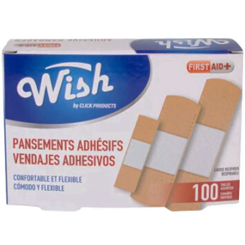 WISH BANDAGE 100CT ASSORTED (ITEM NUMBER: 80201)