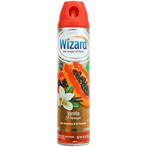 WIZARD AIR FRESHENER 10oz VANILLA PAPAYA (ITEM NUMBER: 80418)