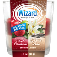 WIZARD SCENTED CANDLE 3oz APPLE VANILLA BEAN (ITEM NUMBER: 80440)